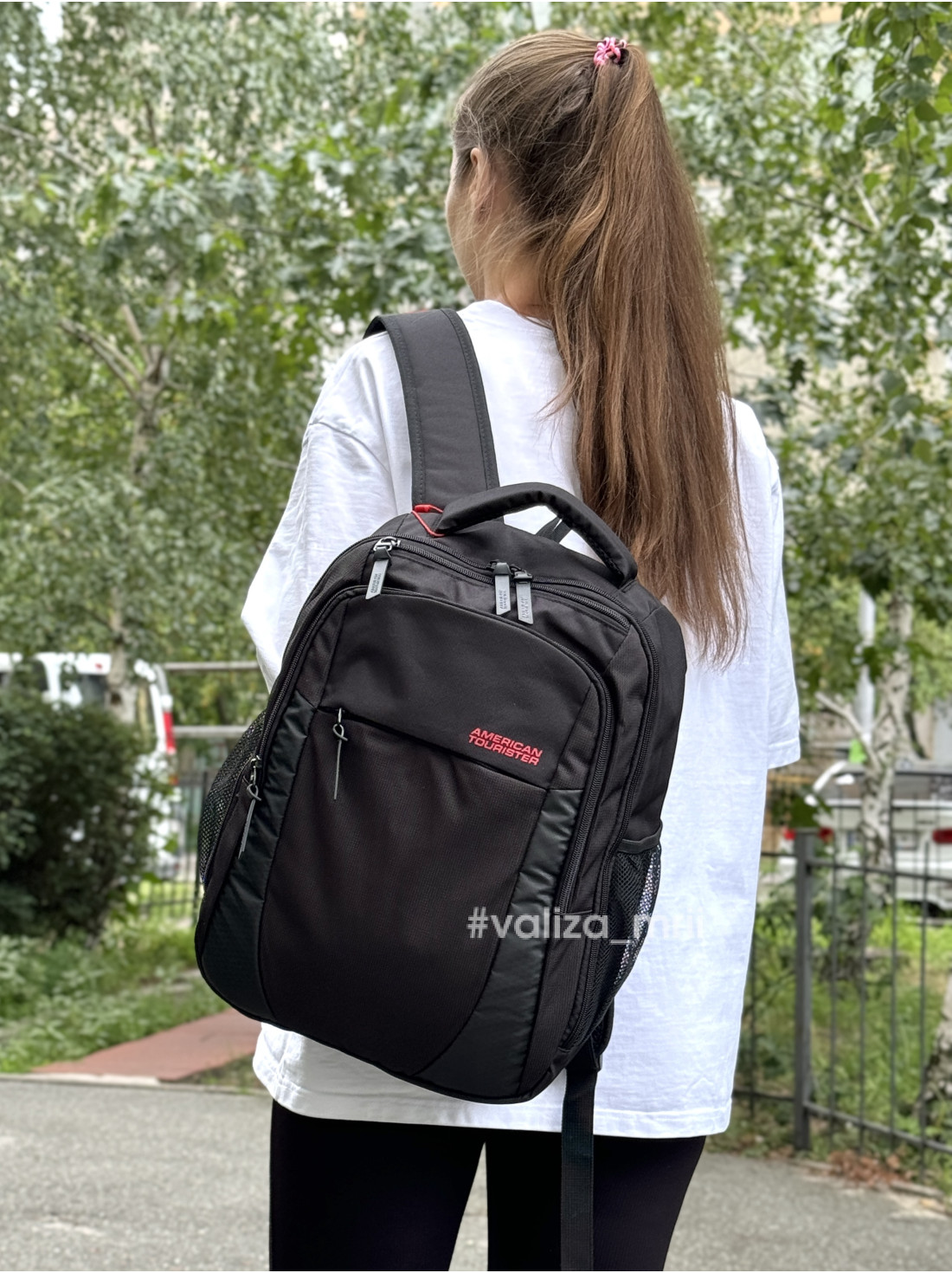Рюкзак для ноутбука American Tourister - 7091 - чорний — купити у